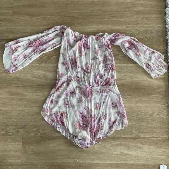 Planet Blue flowy disco romper - Picture 2 of 4